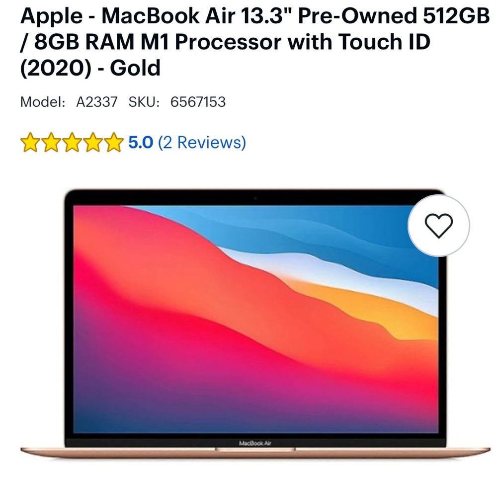 2020 MacBook Air